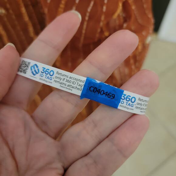 Mac Duggal 5593 Cognac Orange 4 Embellished V Neck Long Sleeve Evening Dress - Picture 14 of 15